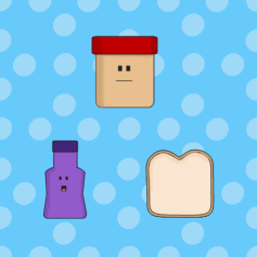 Peanut Butter and Jelly Background