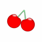 Red and White Cherry Background