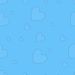 Blue Heart Pattern Background