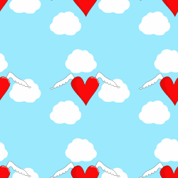 Winged Heart Background