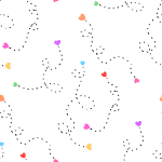 Squiggly Heart Background