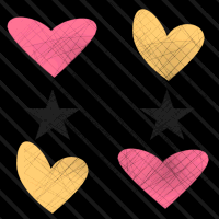 Scratched Hearts Background