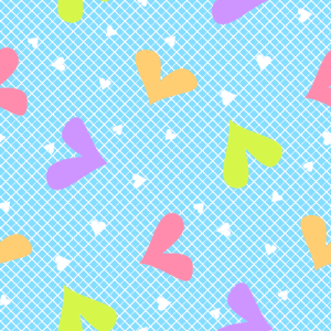 Bright Hearts Background