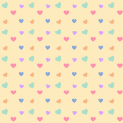 Little Pastel Hearts Background