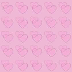 Pink on Pink Heart Background