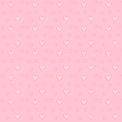 Pink Outline Heart Background