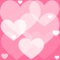 Pink Transparent Heart Background