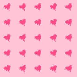 Scribbled Pink Heart Background