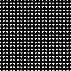 Small Black and White Heart Background - Small Black and White Heart  Background Image