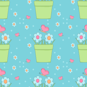 Flower Pot Background