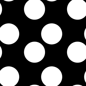 black polka dot clipart