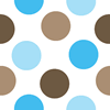 Brown and Blue Polka Dot Background