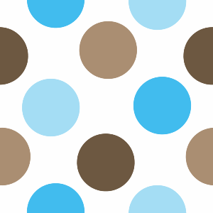 Brown and Blue Polka Dot Background