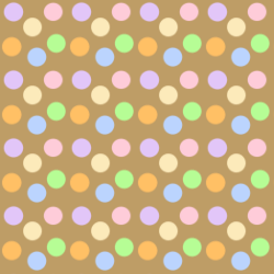 Brown Pastel Polka Dot Background