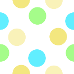 Lemony Lime Polka Dot Background