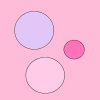 Pink and Purple Circles
