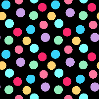 Multi Color Polka Dot Background