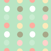 Green and Feminine Polka Dot Background