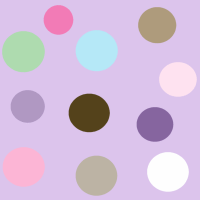 Funky Purple Polka Dot Background