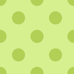 green polka dots