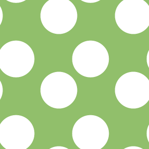 Green and White Polka Dot Pattern