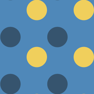 Navy Blue and Yellow Polka Dot Background