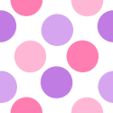 Purple and Pink Polka Dot Background
