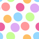 Bright Spring Colors Polka Dot Background