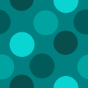 Turquoise Polka Dot Background