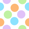 Easter Colors Polka Dot Background