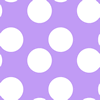 Purple and White Polka Dot Background