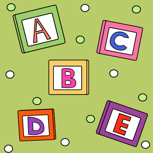 Alphabet Block Background