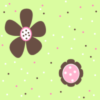 Brown Spring Flowers Background