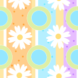 Floral Spring Pattern Background
