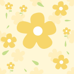 Yellow Spring Floral Background