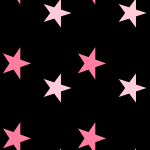 pink and black stars