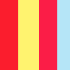Bold Red Yellow Blue Striped Background