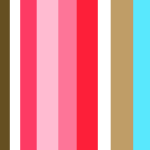 Pink Brown and Blue Striped Background