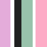 Purple Black Green and Pink Striped Background
