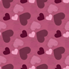 Mauve Valentine Heart Background