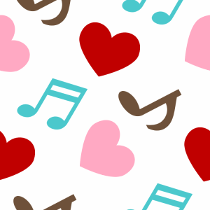 Love Notes Valentines Day Background