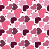 Pink and Purple Valentine Heart Background