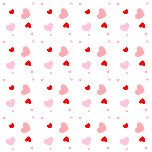 Pink and Red Valentine Heart Background