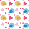 Valentine Love Birds Background