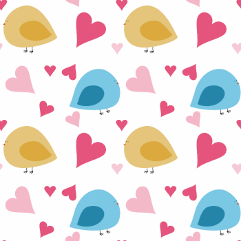 Valentine Love Birds Background