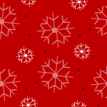 Red Winter Background