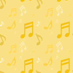 Yellow Music Background