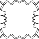 Full Page Squiggly Zig Zag Border Frame