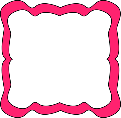 Pink Curvy Frame