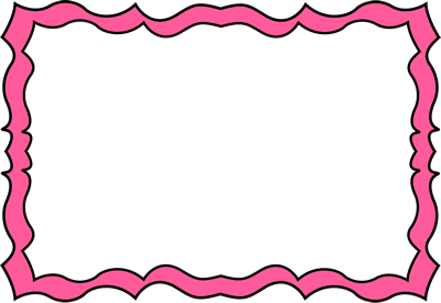 Pink Squiggly Frame
